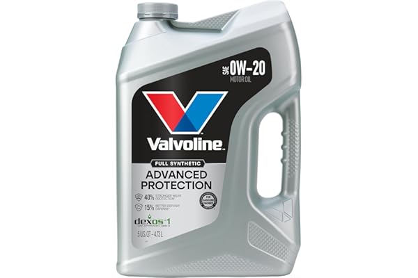 Valvoline Advanced Full Synthetic SAE 0W-20 Motor Oil 5 QT