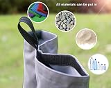 ABCCANOPY 4 Pack Gazebo Weight Bags Heavy Duty 1680D Waterproof Gray view 5