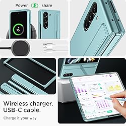Miimall for Galaxy Z Fold 5 Case, Built-in S Pen