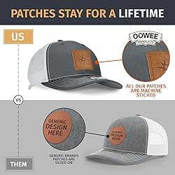 OOWEE Leather Patch Hat - Compass | Richardson 112