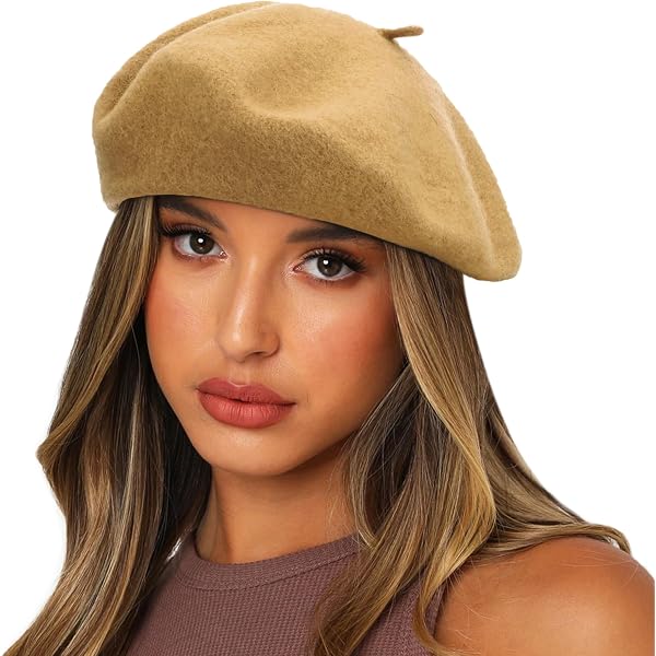 5433 Women Girl\'s Lolita Painter Hat Beret Cap With Bowknot (brown) Lolita Girl Original Fashion Warm Handwork Hat Cute Bowknot  main image 4