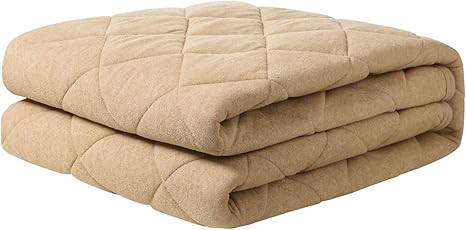 Amazon Amazon Co Jp 限定 クモリ Kumori タオル地 敷きパッド 洗える サラサラパイル 汗取りベッドパッド 吸湿 速乾 マットレスカバー クイーン 160x0cm ベージュ ベッドパッド 敷きパッド オンライン通販