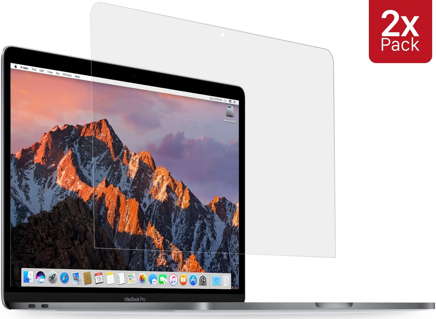 MyGadget 2X Screen Protector Crystal Clear HD for Apple MacBook Pro 15