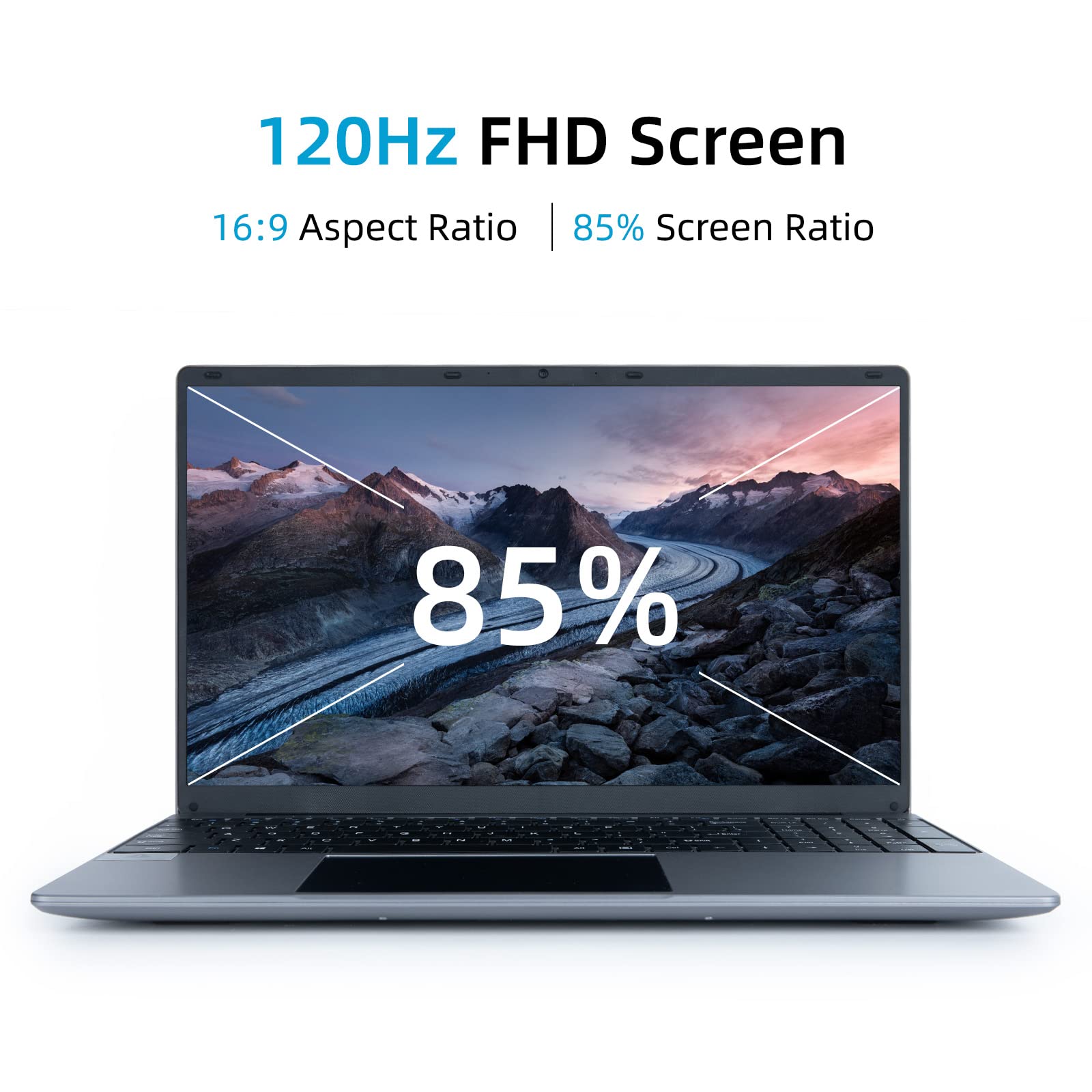 Maypug Laptop Computer 15.6''1080P IPS Full HD Laptop,12GB DDR4 512GB SSD Quad-Core Intel Celeron N5095 Processors USB 3.0,Up to 2.9Ghz,Bluetooth 4.2,2.4G/5G WiFi., Silver, MP1502