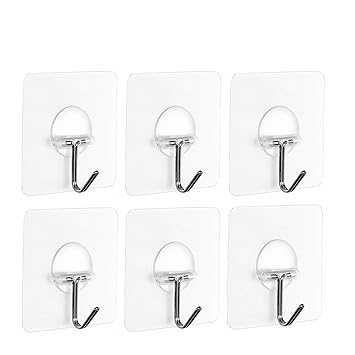 Rulaii Adhesive Wall Hooks Powerful Nail Free Amazon In