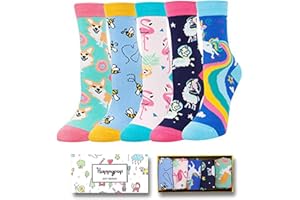 ZMART Crazy Socks for Girls - Novelty Socks for Teens Boys Girls Silly Kids Socks, Gifts for 2-10 Years