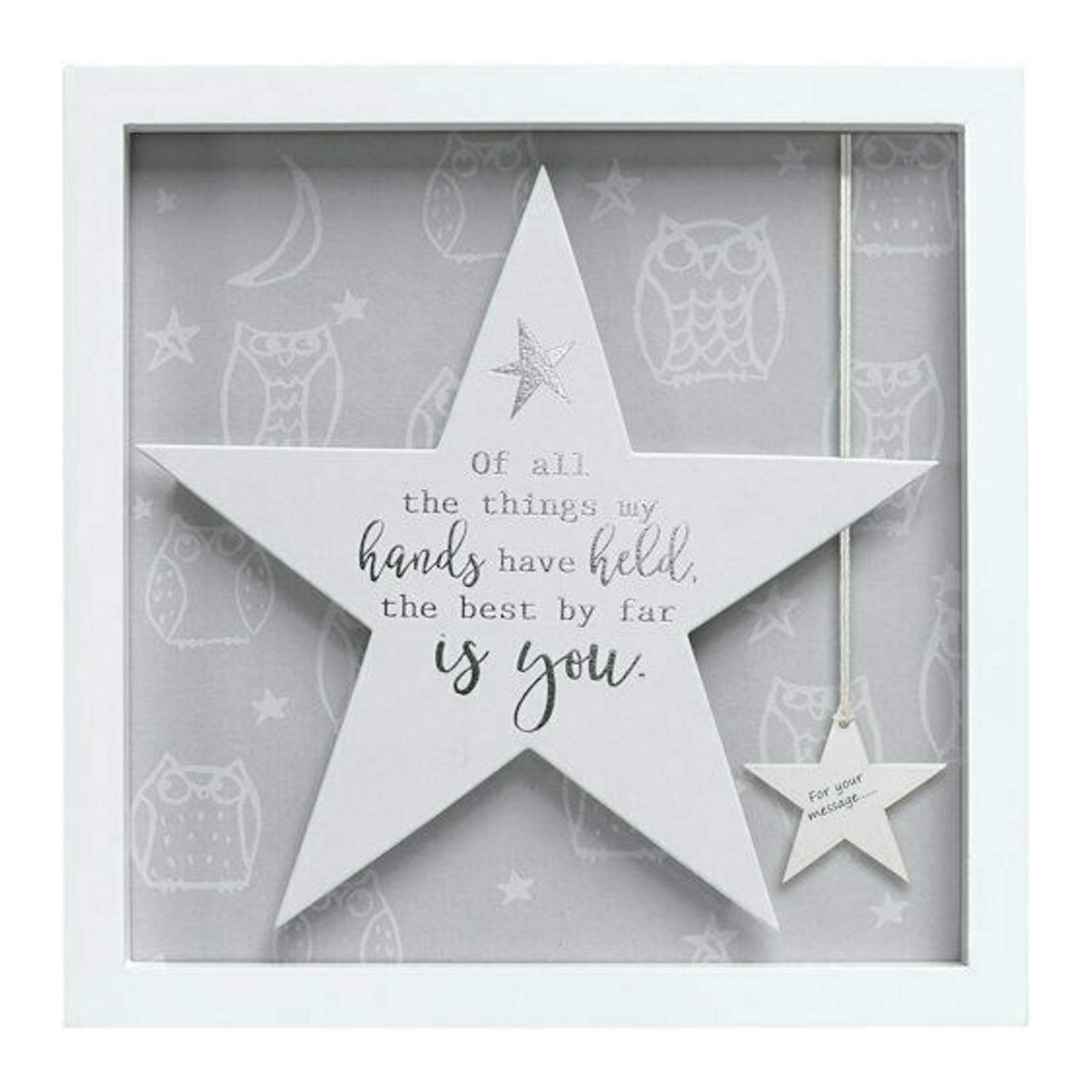 Said with Sentiment Star Frame Wall Art