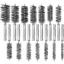 YENOVO 8 Pcs Wire Brush For Drill With Hex Shank, Bore Tube Port - View #6