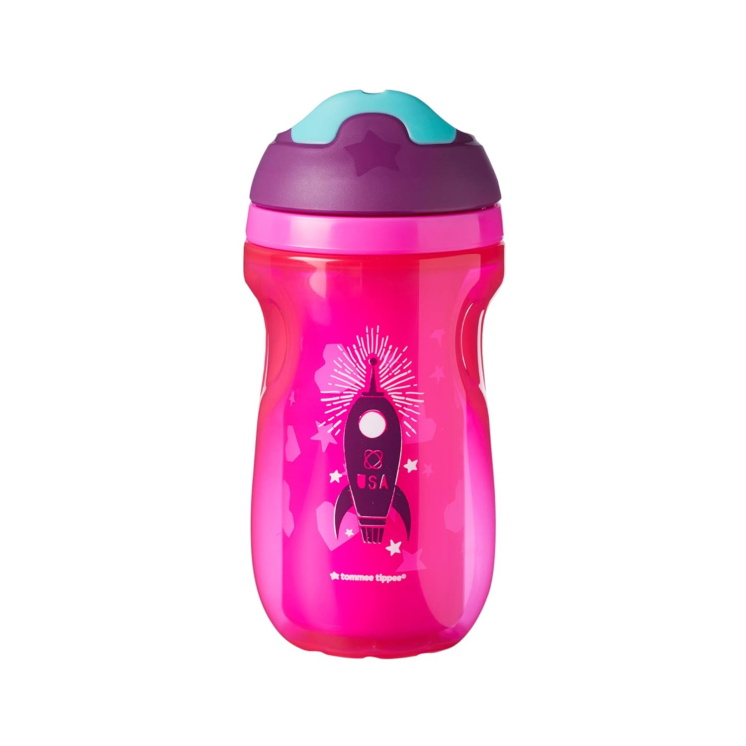 Tommee Tippee Non-Spill Insulated Sippee Toddler Tumbler Cup, 12+ Months, 9 Ounce, 3 Count, Girl, Purple, Pink and Blue : Baby