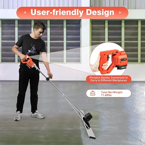Concrete Screed Kit Power – Dual Motor Vibratory Leveling Tool With 1 ...