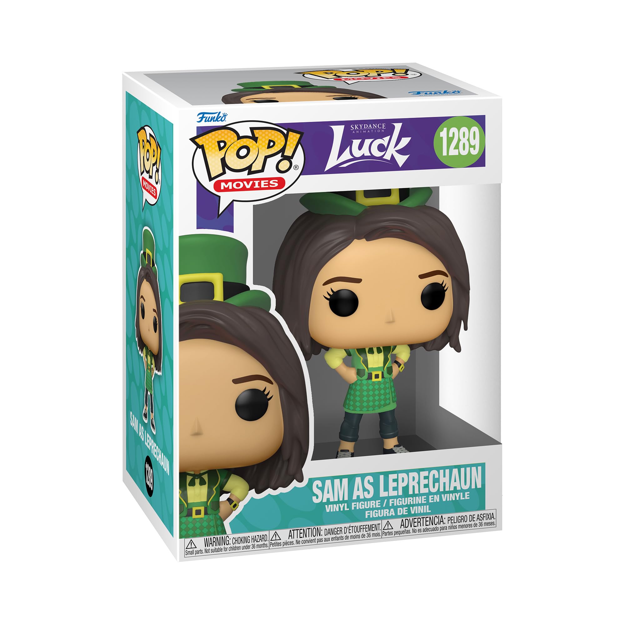 Funko POP! Movies: Luck - Sam - 1/6 Odds for Rare Chase Variant - Collectable Vinyl Figure - Gift Idea - Official Merchandise - Toys for Kids & Adults - Movies Fans - Model Figure for Collectors