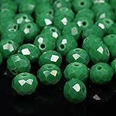 NITOPUPU 80PCS 6mm Superior Natural Porcelain Jade Flat Beads for DIY for Jewelry Making Sufficient for Your Daily Use