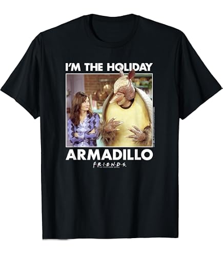 Amazon.com: Friends Christmas Santa Meets Holiday Armadillo T