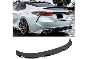 Auraroad Rear Spoiler Compatible with 2018-2022 8th Gen Camry LE SE XLE XSE,M4 Style Rear Trunk Wing ABS Rear Spoiler (Carbon Fiber Style)
