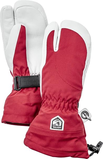 Amazon.com : Hestra Heli Ski Womens Glove - Classic 3-Finger Leather Snow Glove for Skiing and 