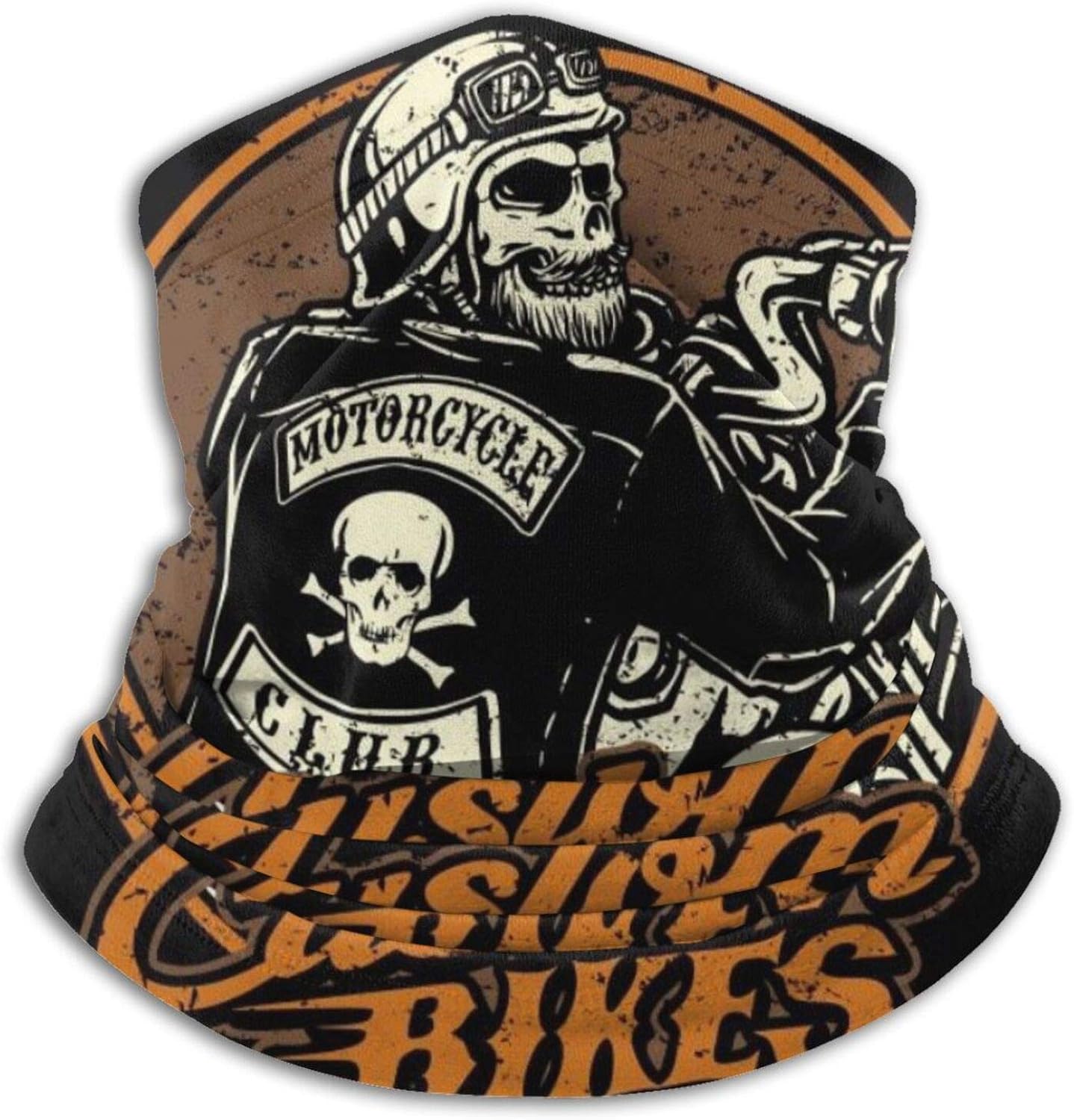 Harley Davidson Biker Art Men & Women Microfiber Neck Warmer Gaiter