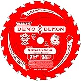 Freud D0724DA 7-1/4-Inch Diablo Demo Circular Saw Blade, One Size, Multi