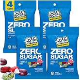 Zero Sugar Jolly Ranchers Hard Candy, 3.6 Ounce Bag (Pack of 4), Sugar Free Candy, Individually Wrapped Hard Candy, The Hampton Popcorn &amp; Candy Company