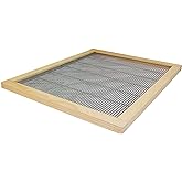 Mann Lake Wood Bound Metal Queen Excluder for 10 Frames | Precision Engineered for Beekeeping Excellence, Keep Your Queen Safe, Enhance Honey Production