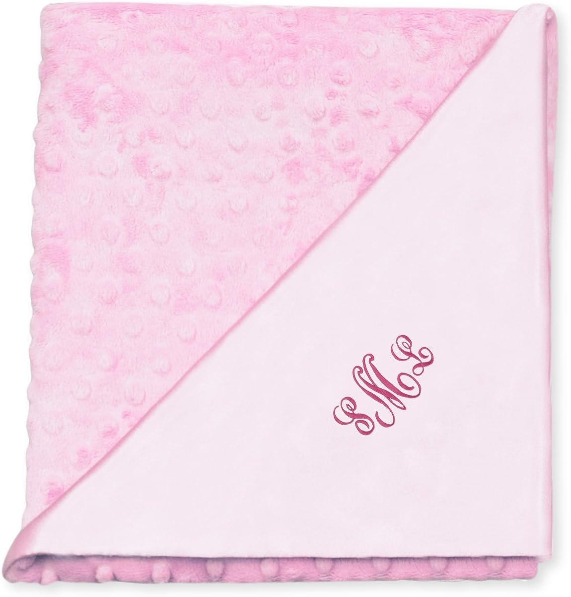 Princess Linens Personalized Deluxe Plush Receiving Blanket
