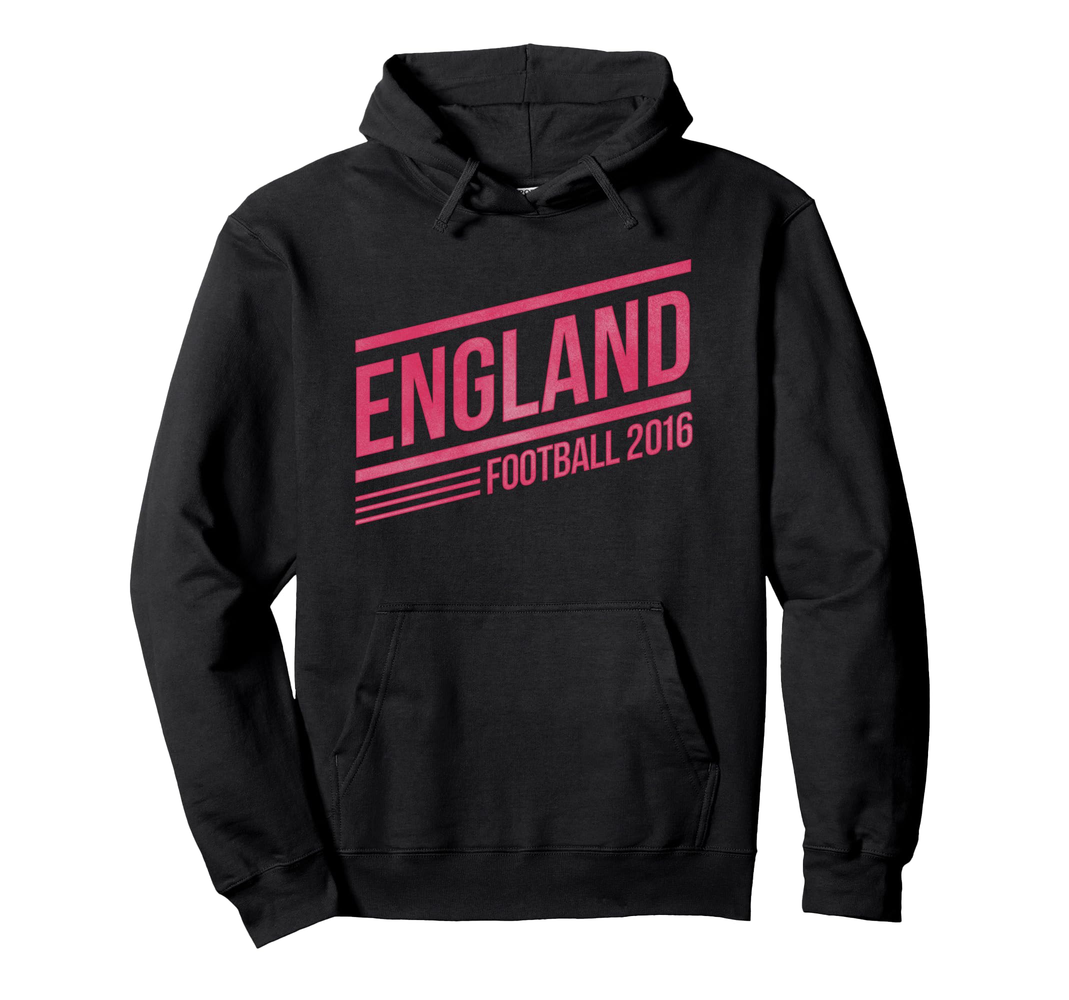 England Football 2016 Bold Red Text Pullover Hoodie