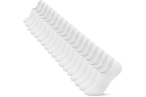 VOROLO No Show Socks for Womens,Non Slip Flat Boat Invisible Liner Cushion Athletic Socks