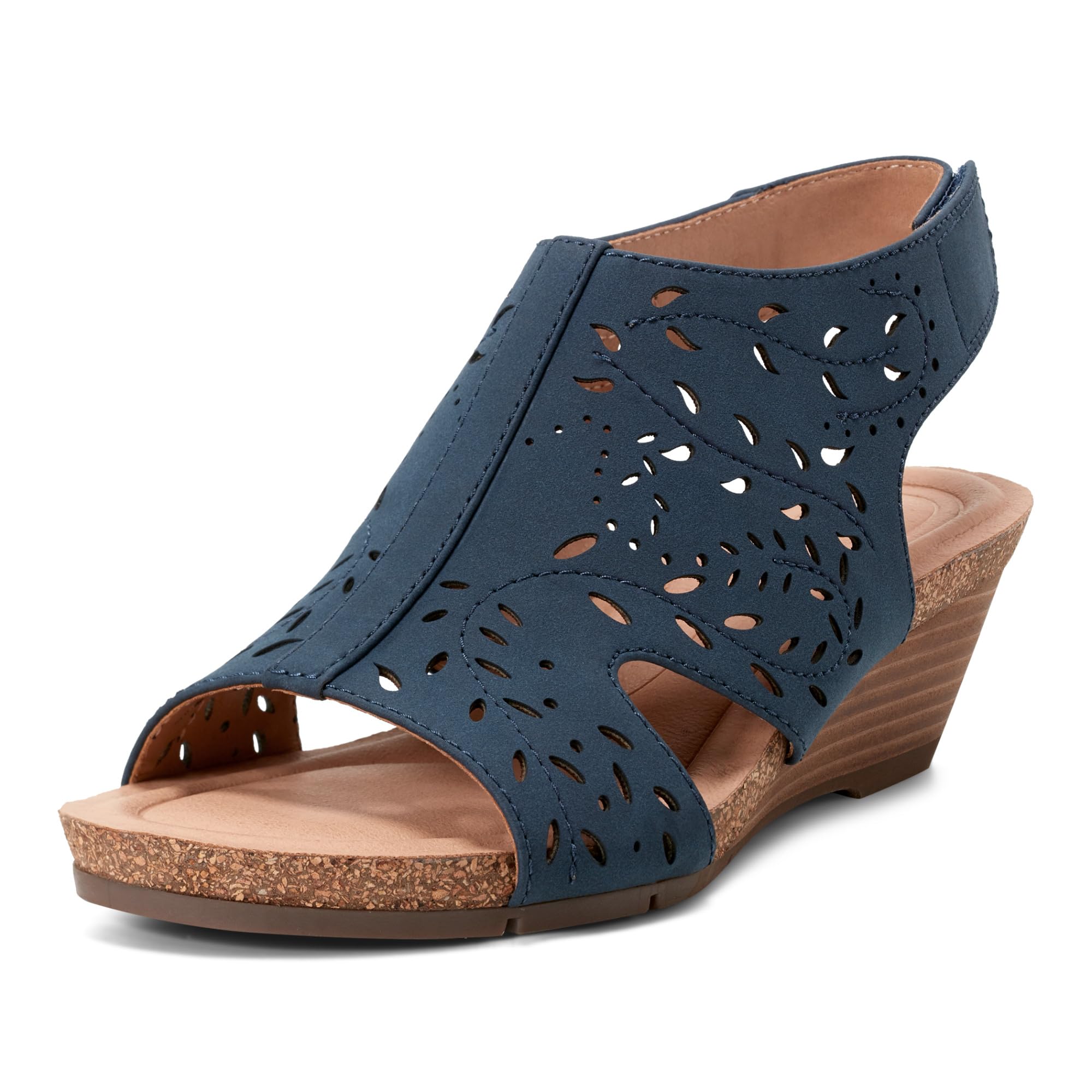 Earth® Halin Casual Wedge Sandals, Dark Blue 400, 9.5 M