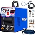 Plasma Cutter 55Amp PLC55 Dual Voltage Plasma Cutting Equipment 110V / 220V, IGBT DC Inverter Portable Air Plasma Cutter Machine 1/2 Inch Clean Cut Intelligent Digital Display (110/220V)