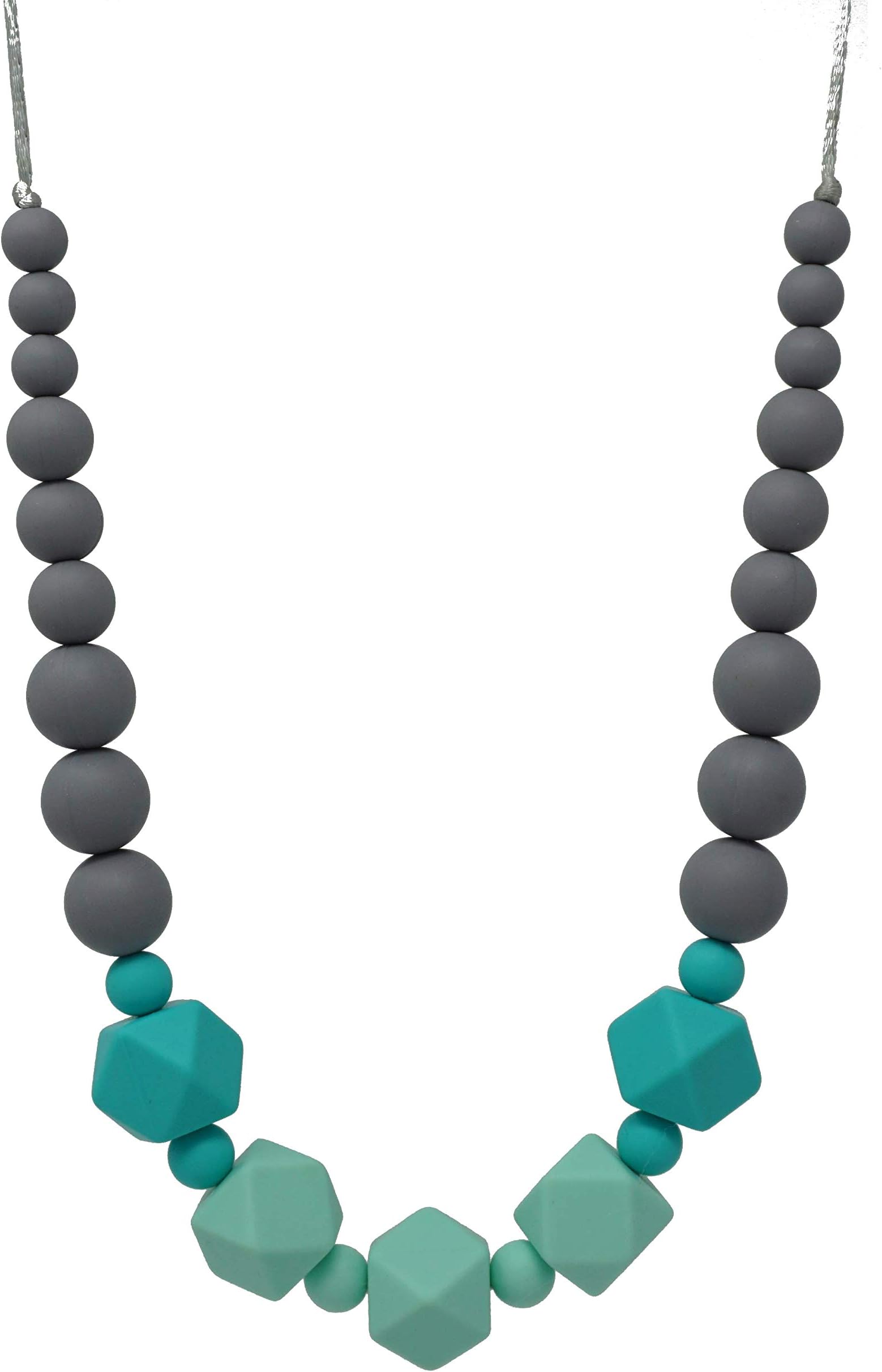 Meerkatto Teething Necklace, Classic (Grey)