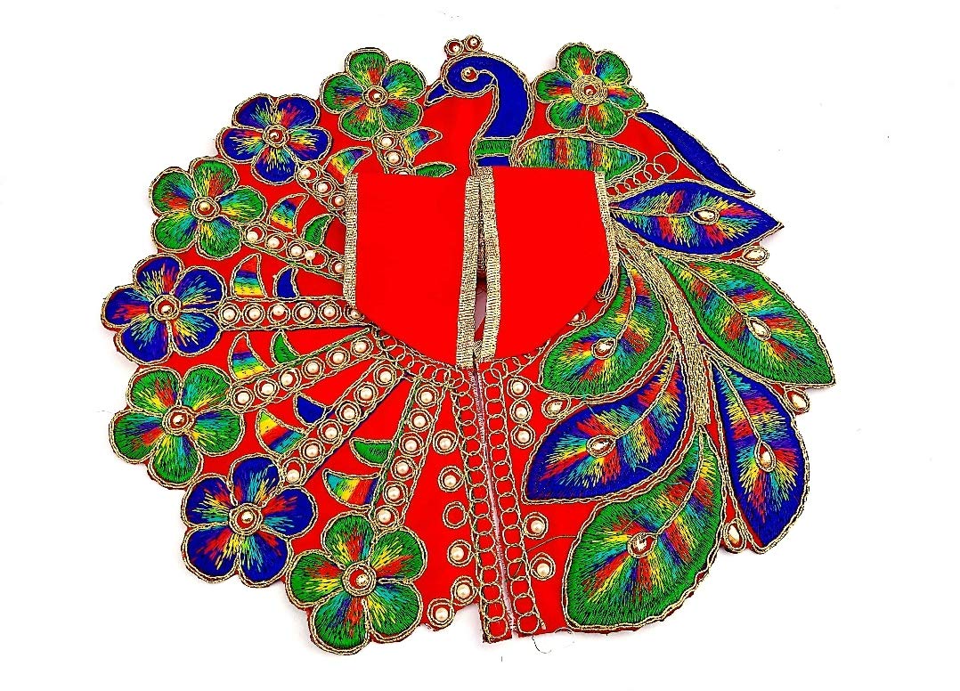 Buy Krishangallery Laddu Gopal Dress Peacock Design Fancy