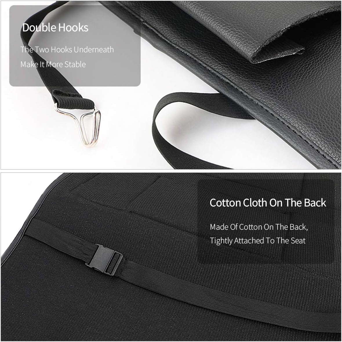 Ergocar 2 Packs PU Leather Car Organisers - Image 5