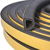 VITAM AMO Weather Stripping Seal Strip for Doors/Windows 18 Feet, Self-Adhesive Backing Seals Large Gap (from 5/16 inch to 15/32 inch), Easy Cut to Size