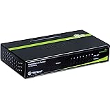 TRENDnet 8-Port Unmanaged 10/100 Mbps GREENnet Ethernet Desktop Metal Housing Switch, TE100-S80G