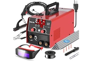 XR MARKET 160Amp 3 IN 1 Welder, Flux Core Welder/Lift TIG/Stick Welding Machine, Auto Darkening Welding Glasses MIG Welder, Portable MINI Welder Machine 110V, Gasless MIG Welder with IGBT Inverter