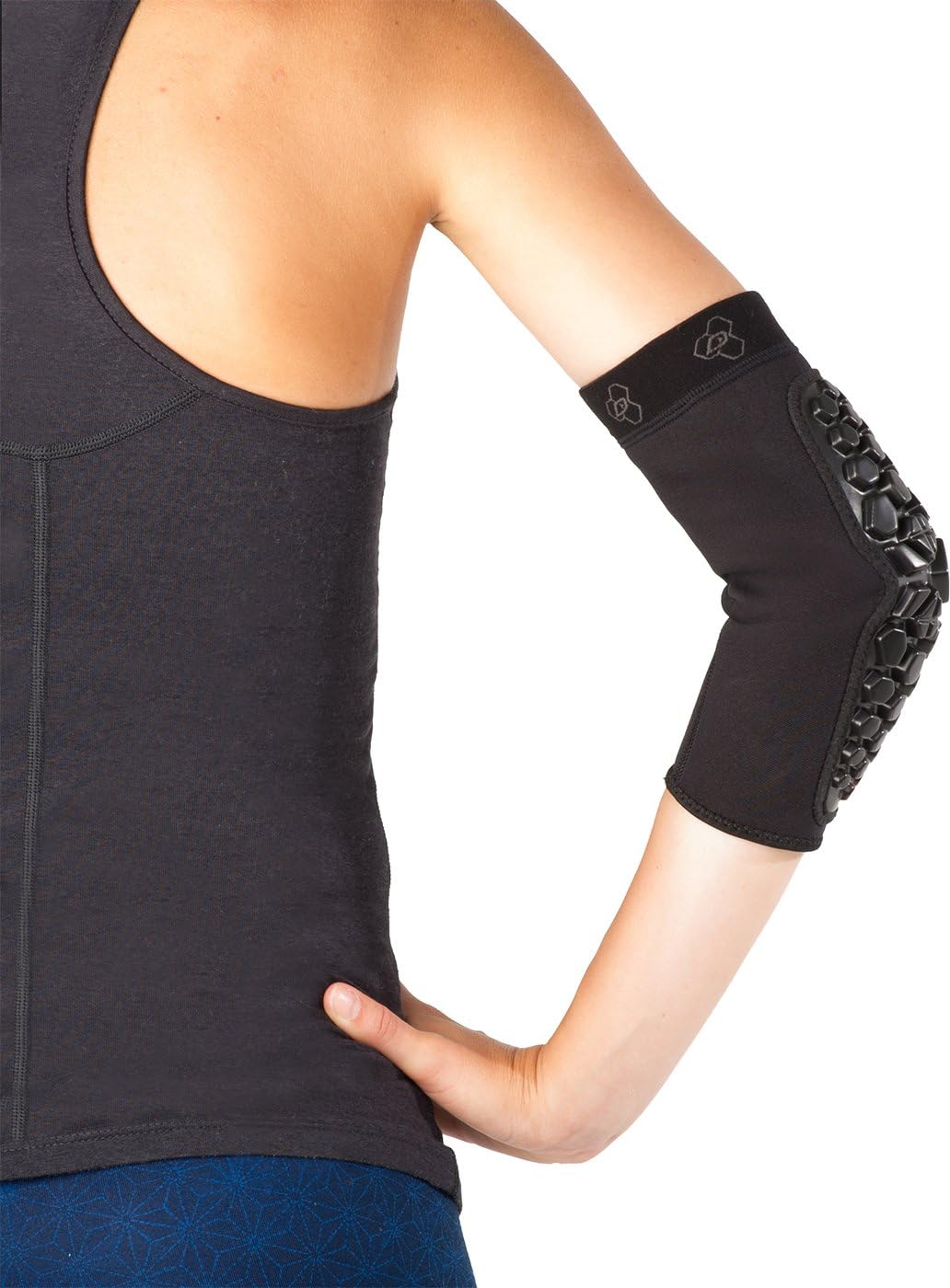 DonJoy Performance Defender Compression Support Elbow Pads (Pair) – Padded Support for Collision Contact Sports, Football, Rugby, Lacrosse, Martial Arts, Obstacle Courses: Sports & Outdoors
