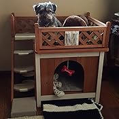 merry products room with a view wood dog & cat house