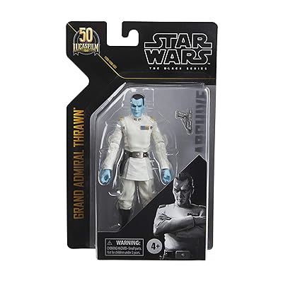 Star Wars The Black Series Archive Grand Admiral Thrawn Toy 6 - Figura colecion&aacute;vel de rebeldes em escala de polegadas, brinquedos Crian&ccedil;as idades 4 e acima