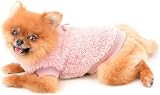 SMALLLEE_LUCKY_STORE Pet Sherpa Fleece Jumper Vest Pink Size S for Small Dogs view 4