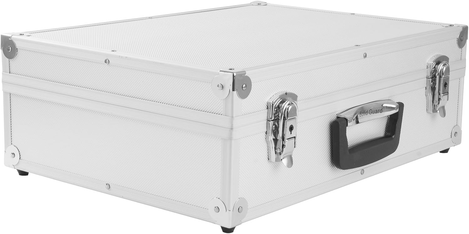 BRUBAKER universal Transport Case made of Aluminium, Photo Case with Foam for Cameras Equipment, Tools - Image 3