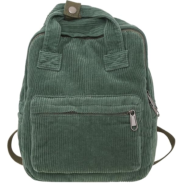 6131 Small Backpack Purse - Cute Mini Corduroy Bookbag - Aesthetic Tiny Small Backpack Purse for Women Aesthetic Mini Backpack Purse  main image 2