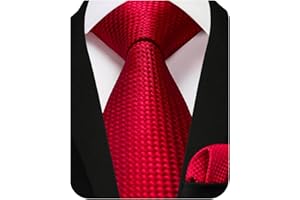 Enlision Boys Tie Kids Necktie with Pocket Square Set Ties for Boy Formal Neck Strap Youth Tie for Kids Party School