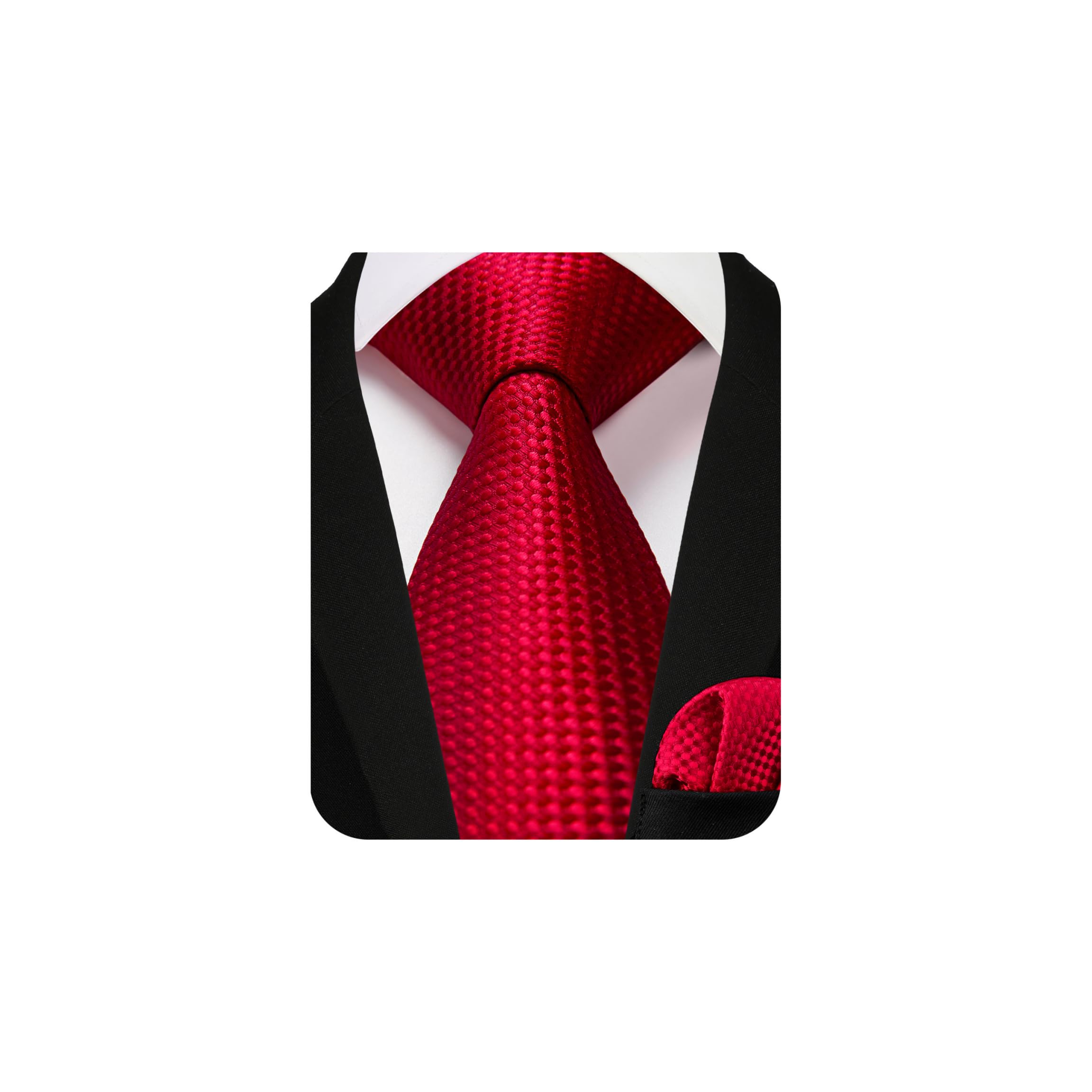 Photo 1 of ***Parts only***
Enlision Red Tie Boys Necktie with Pocket Square Set Red Kids Ties for Boy Classic Formal Neck Strap Youth Tie for Kids Teen Party School