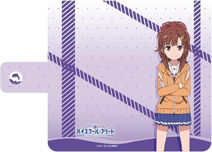 Amazon ハイスクール フリート 04 西崎芽依 手帳型スマホケース Iphone6 6s 7 8兼用 アニメ 萌えグッズ 通販