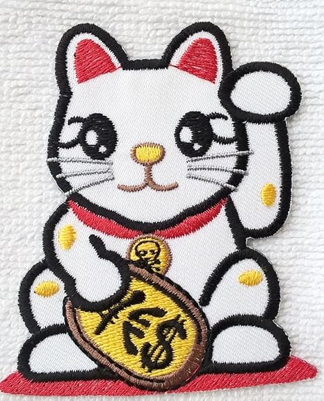 B2see Ecusson Thermocollant Patch Thermocollant Le Chat Manga Japonais 7 5 Cm X 6 Cm Amazon Fr Cuisine Maison