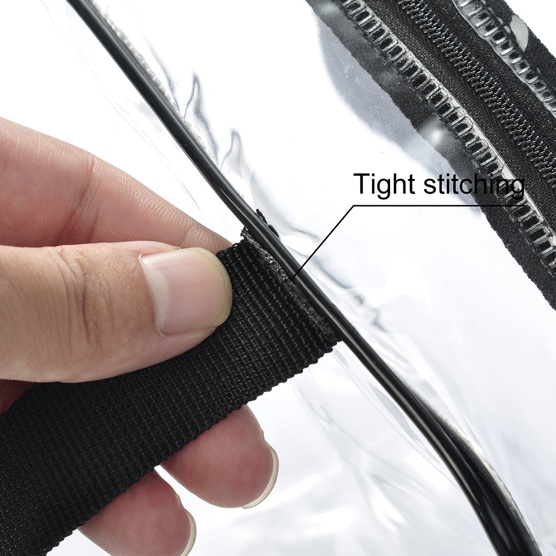 Ciaoed Waterproof Makeup Bag Clear Travel Toiletry Bags PVC cosmetic bag for Men & Women 3 Pack