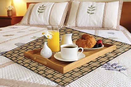 Dream Care PVC Printed Waterproof and Oilproof Square Food Mat, Multicolour (36x36-inch)