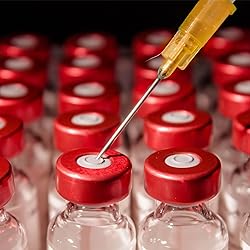 100 Pack Disposable 2.5ml/cc Lab Syringes with 25Ga
