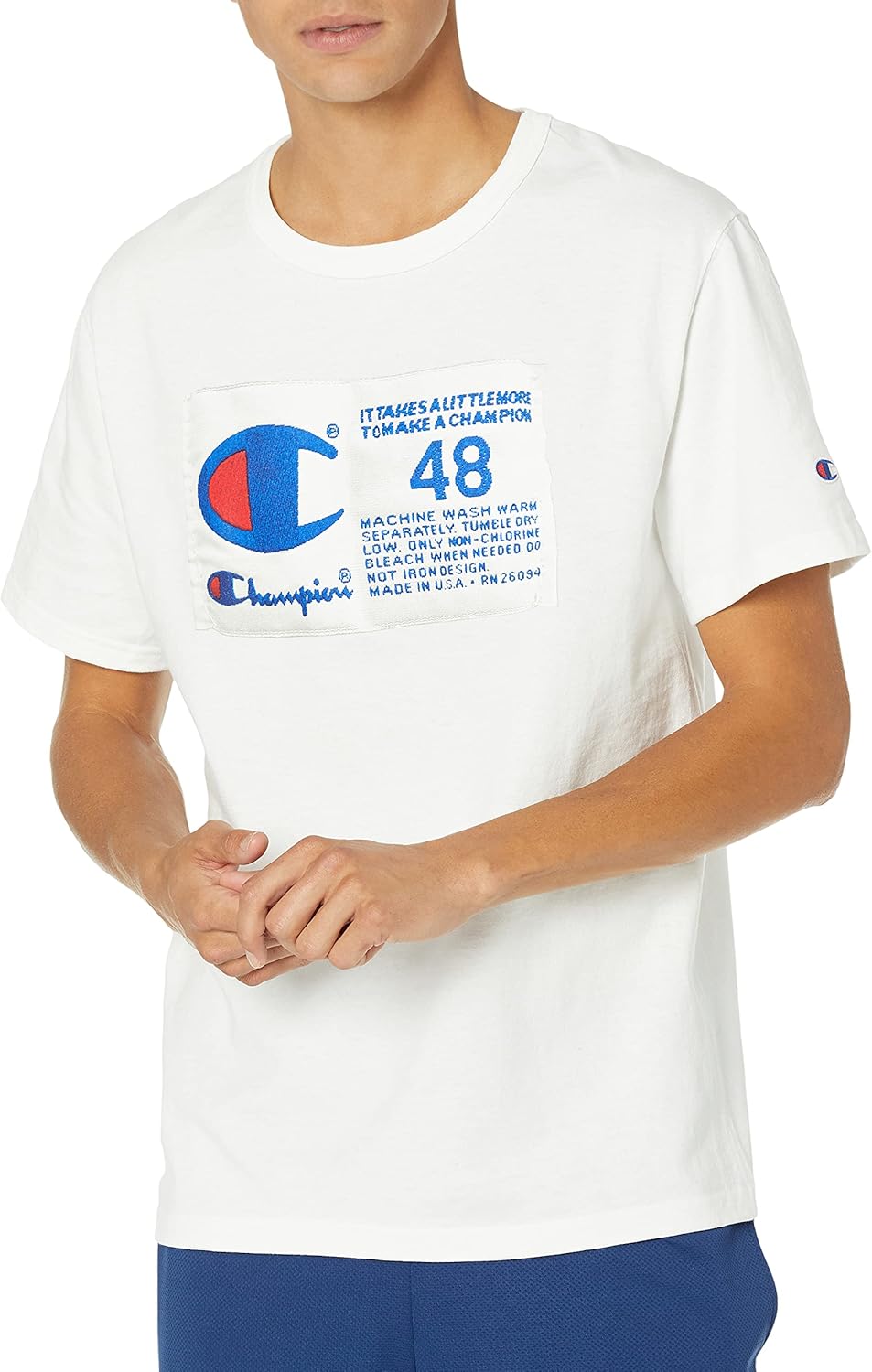 Champion Men's Heritage Tee T-Shirt : Amazon.co.uk: Clothing
