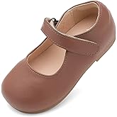 Nedaan Toddler Flower Girl Dress Shoes Mary Janes Flat