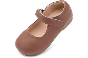 Nedaan Toddler Flower Girl Dress Shoes Mary Janes Flat